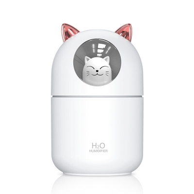 Portable Small Humidifier 300ml Mini Cool Mist Humidifier with Night Light USB Personal Humidifier COD [1996055]