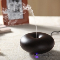 GX.Diffuser Ultrasonic Wood Grain Aroma Humidifier Negative Ion Purification Intelligent power off Atomizer COD